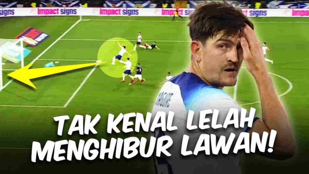 Koleksi Aksi Lawak Harry Maguire Yang Tak Kenal Lelah Menghibur Lawan