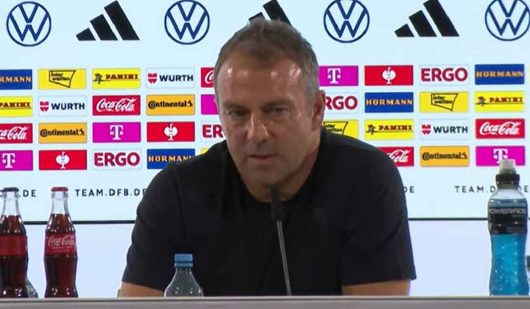 Konferensi Pers Hansi Flick Timnas Jerman Jeblok, Bagaimana Nasib Hansi Flick?