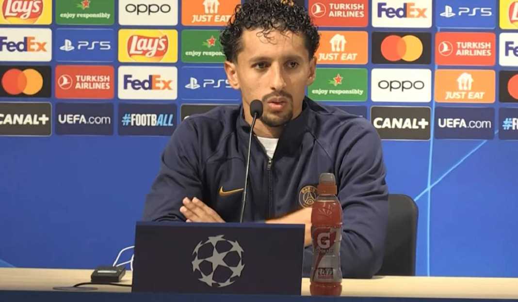 Konferensi Pers Marquinhos Jelang PSG Hadapi Dortmund Jelang Hadapi Borussia Dortmund, Marquinhos Beri Tanggapan Usai PSG di Grup Neraka Liga Champions