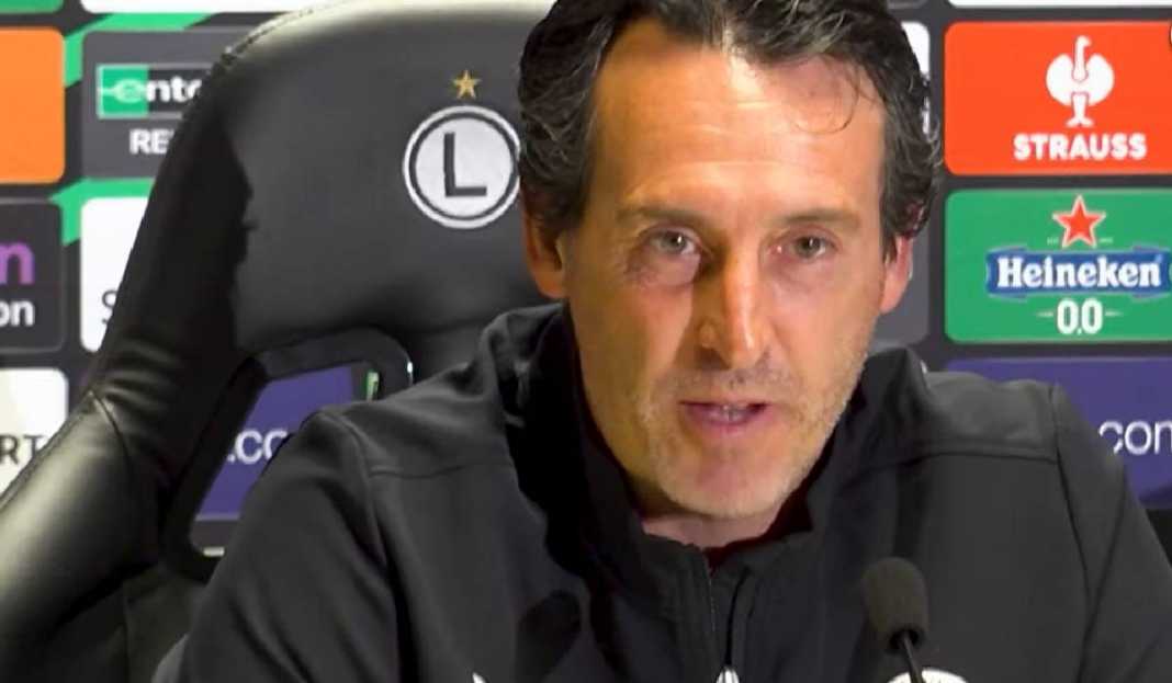 Konferensi Pers Unai Emery Unai Emery Ingin Ukir Sejarah di Liga Konferensi Eropa dengan Aston Villa