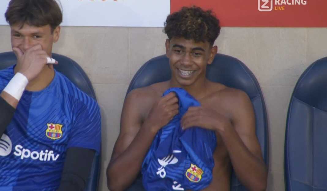Lamine Yamal duduk di bench Barcelona Prediksi Liga Spanyol : Barcelona Incar Hattrick Kemenangan Menuju Jeda Internasional