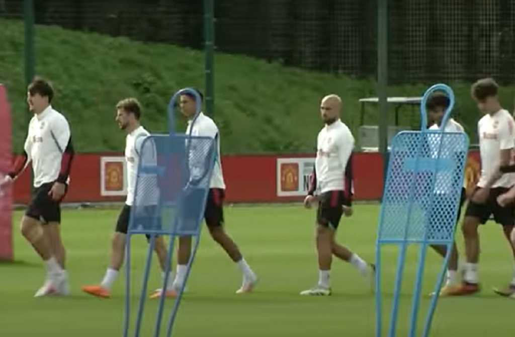 Latihan Manchester United Jelang Hadapi Crystal Palace di Piala Liga