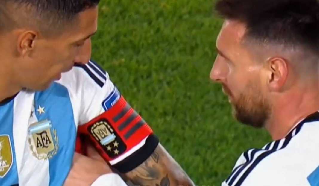 Lionel Messi Psangkan Ban Kapten ke Di Maria Angel di Maria Ungkap Rasanya Diberikan Ban Kapten Timnas Argentina Oleh Messi