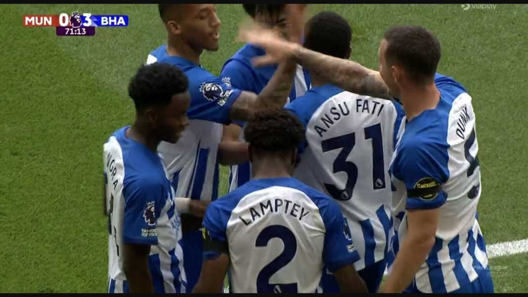 Man United ditelan tiga gol oleh Brighton Titik Terendah Manchester United! Ditekuk Brighton 3 Gol!
