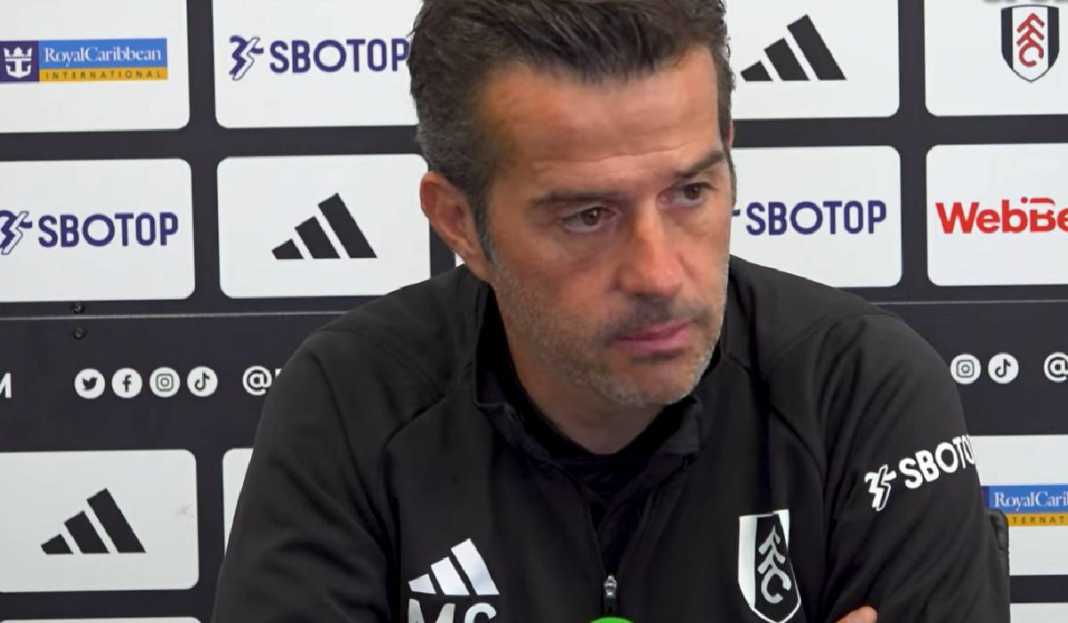 Marco Silva Sedang Konferensi Pers Peringatan Marco Silva Jelang Fulham Hadapi The Blues