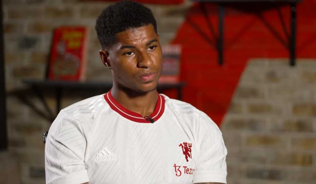 Marcus Rashford dalam wawancara dengan MUTV Marcus Rashford Berbicara tentang Duet Istimewa Dengan Rasmus Hojlund