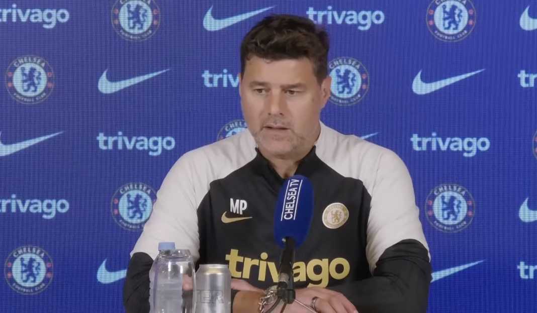 Mauricio Pochettino bicara di konferensi pers Chelsea Strategi Kebugaran Pemain: Pochettino Tanggapi Saran Terkait Menjaga Kondisi Fisik Pemain