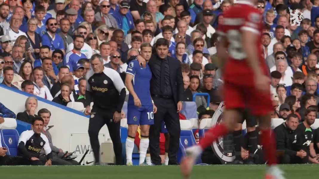 Mauricio Pochettino saat laga kontra Liverpool Jika Laju Poin Chelsea Hanya 0,83 per Game, The Blues Akan Terdegradasi di Akhir Musim