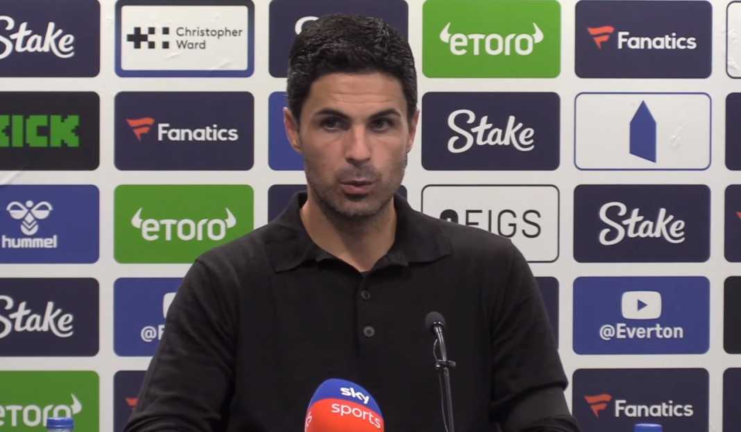 Mikel Arteta di konferensi pers Arsenal David Raya dan Bola Mati, Strategi Tersembunyi Arsenal dalam Kemenangan Bersejarah