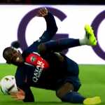 Ousmane Dembele saat PSG hadapi Lens