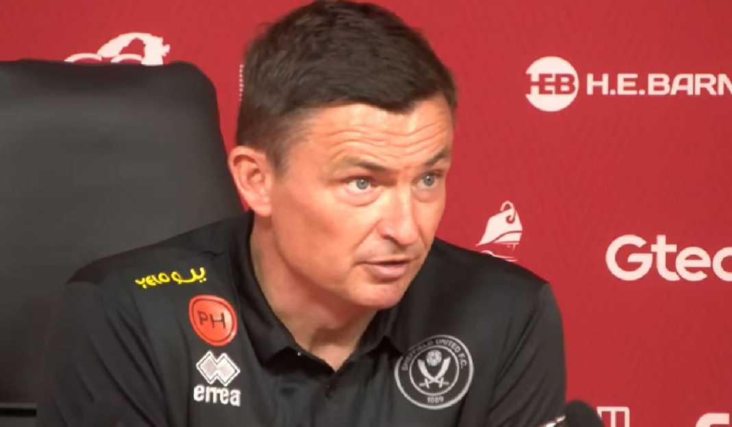 Paul Heckingbottom Sedang Konferensi Pers Sheffield United Belum Menang di Liga Inggris, Bagaimana Nasib Paul Heckingbottom?