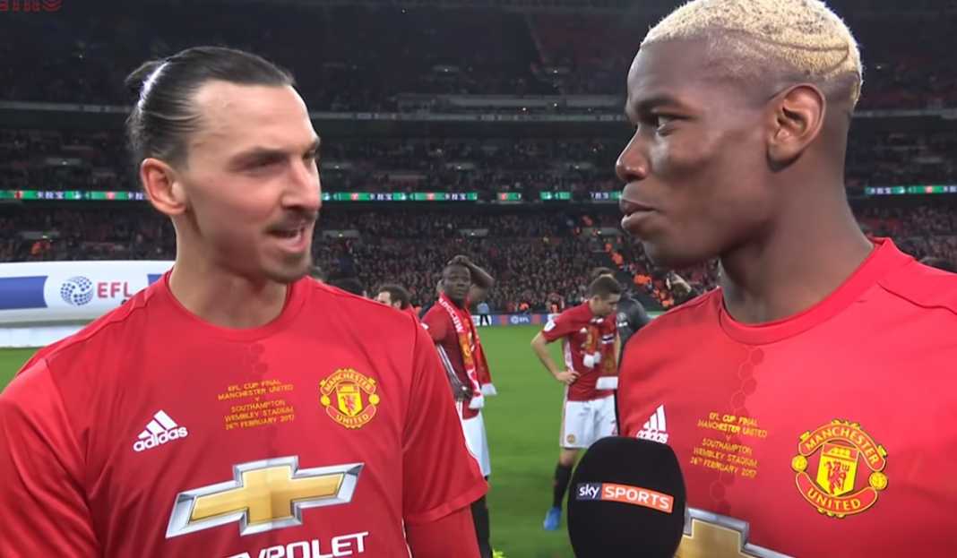 Paul Pogba saat bersama Zlatan Ibrahimovic di Manchester United Paul Pogba Ungkap Betapa Garangnya Zlatan Ibrahimovic Saat di Manchester United