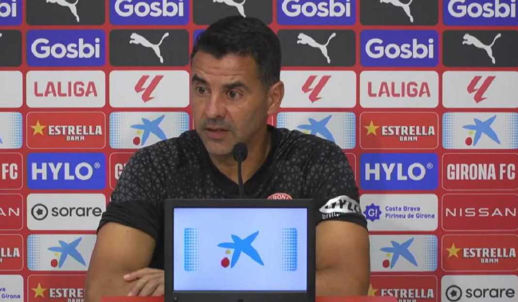 Pelatih Girona Sedang Konferensi Pers Jelang Hadapi Madrid Hadapi Real Madrid, Pelatih Girona: Laga Spesial dan Semua Bersemangat