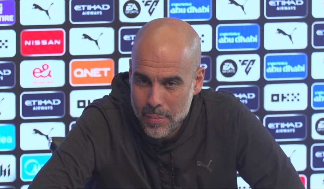 Pep Guardiola bicara dalam konferensi pers Manchester City Efisiensi dalam Manajemen Skuad: Pep Guardiola Berbagi Filosofinya di ManchEfisiensi dalam Manajemen Skuad: Pep Guardiola Berbagi Filosofinya di Manchester Cityester City