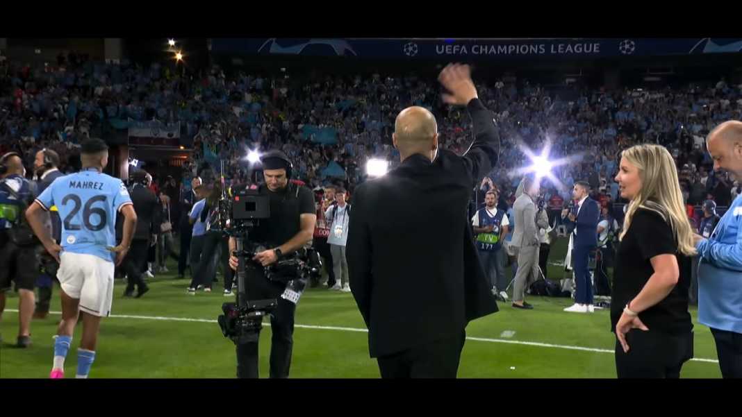 Pep Guardiola usai kemenangan UCL Starting XI Impian Jika Pep Guardiola Manajer Tim Nasional Inggris