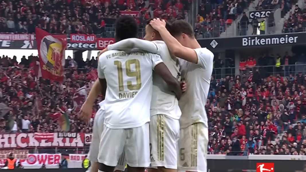 Perayaan gol Bayern Munchen Alasan Pelatih Bayern Munchen Coret Bekas Target Transfer Chelsea dan PSG