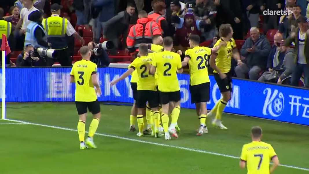 Perayaan gol Burnley Burnley Imbang, Perlihatkan Kesenjangan Dengan Championship