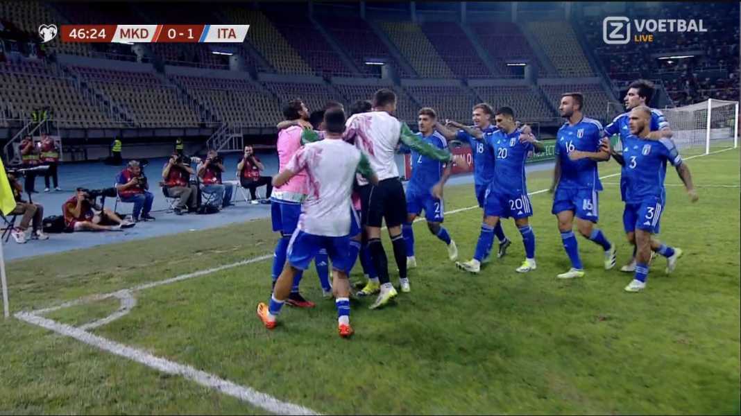 Dua Kapten Cetak Gol, Italia Gagal Balas Dendam ke Makedonia Utara
