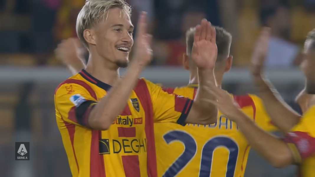 Perayaan gol Lecce Kisah Lecce, Tim Kejutan Calon Lawan Juventus Berikutnya di Liga Italia