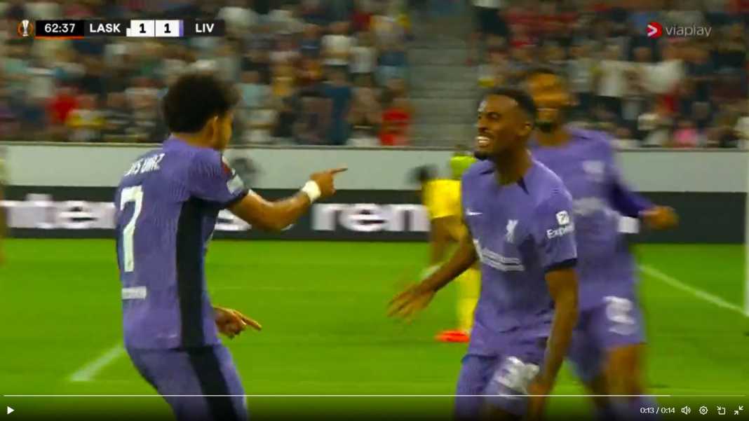 Luis Diaz, Darwin Nunez Selamatkan Nasib Liverpool di Liga Europa