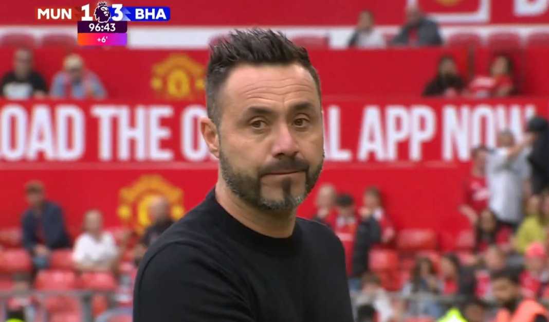 Roberto De Zerbi di Old Trafford Brighton Kalahkan Manchester United Bermodalkan 5 Pemain Gratisan