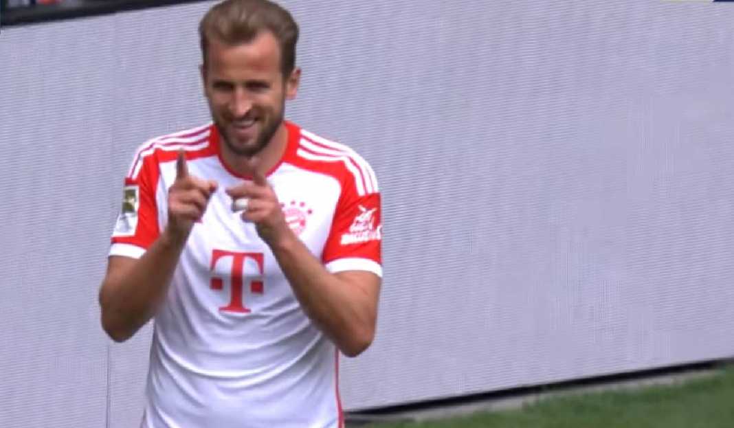 Selebrasi Harry Kane di Laga Bayern Munchen vs Bochum Hattrick di Bundesliga, Harry Kane Ukir Rekor di Bayern Munchen