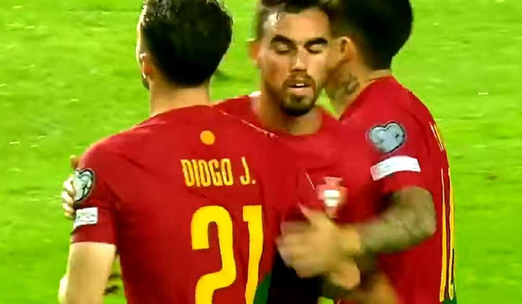 Selebrasi Pemain Timnas Portugal Kontra Luksemburg Bantai Luksemburg 9-0, Bukti Timnas Portugal Tak Main-main
