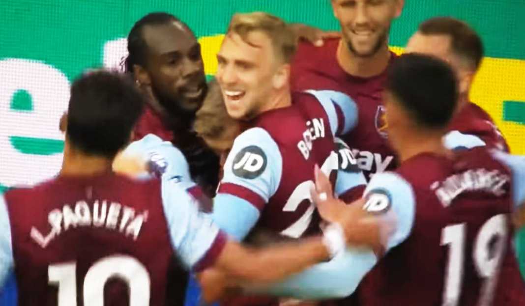 Selebrasi Pemain West Ham Kontra Brighton West Ham United, Pelan-pelan Kekuatan Baru di Inggris dan Eropa
