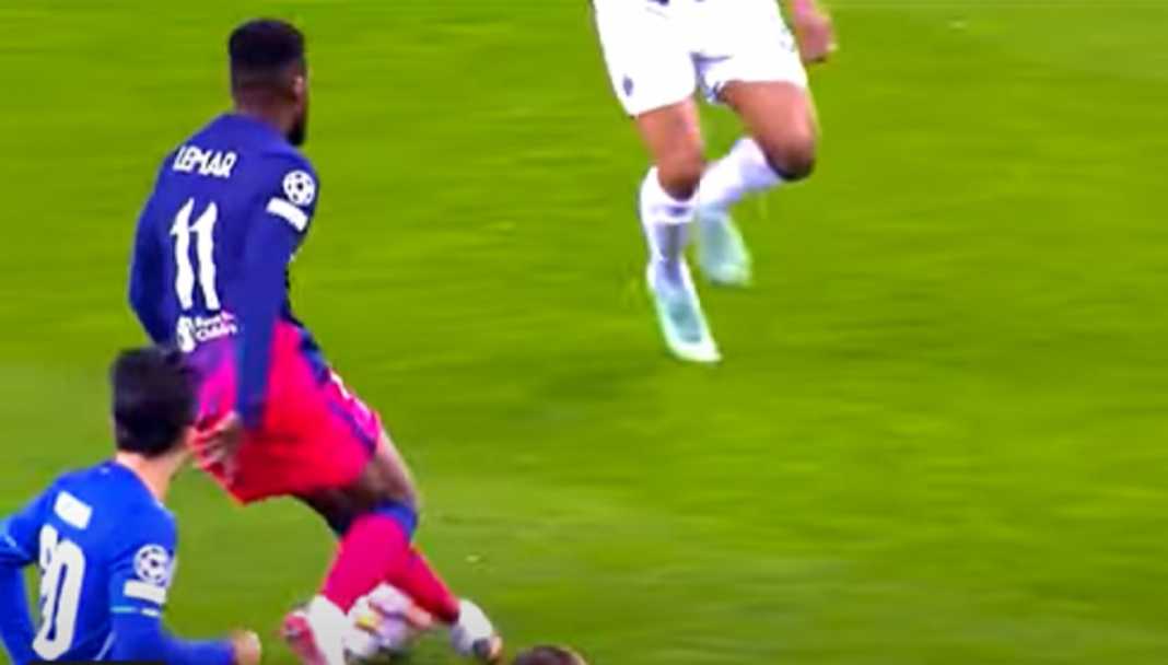Thomas Lemar dalam sebuah aksinya Thomas Lemar dalam sebuah aksinya