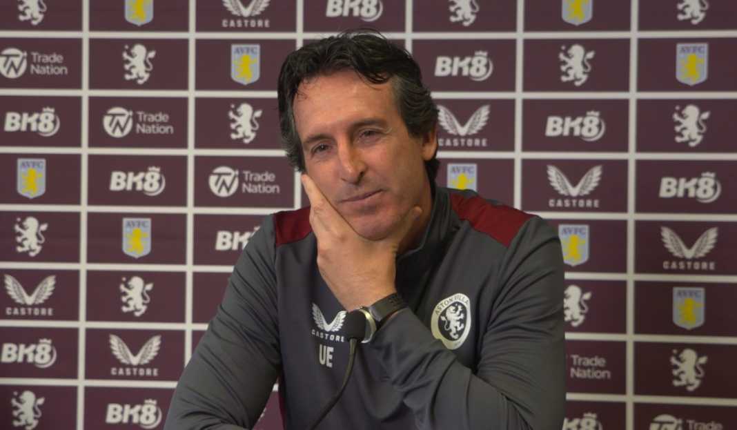 Unai Emery dalam konferensi pers Aston Villa Rotasi Pemain dan Kendala Cedera: Tantangan Unai Emery Jelang Tandang ke Chelsea