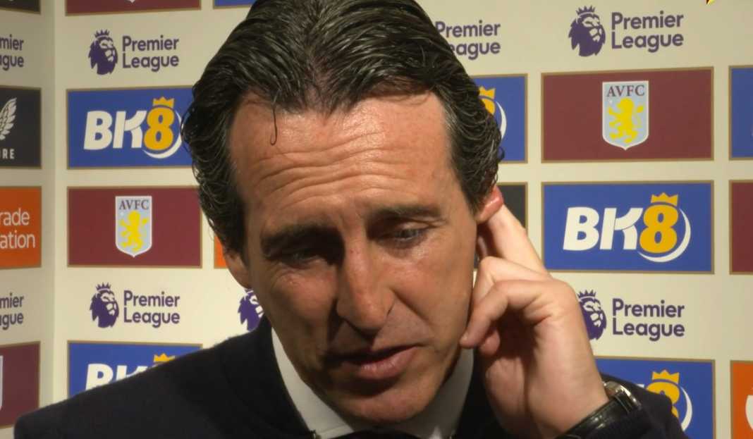 Unai Emery dalam wawancara usai pertandingan Unai Emery Puji Dukungan Fans Tuan Rumah Usai Kemenangan Comeback Aston Villa