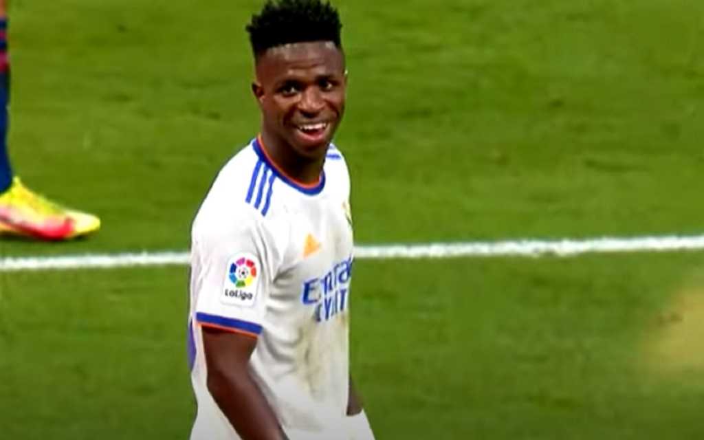 Vinicius Junior dalam laga El Clasico melawan Barcelona beberapa waktu lalu