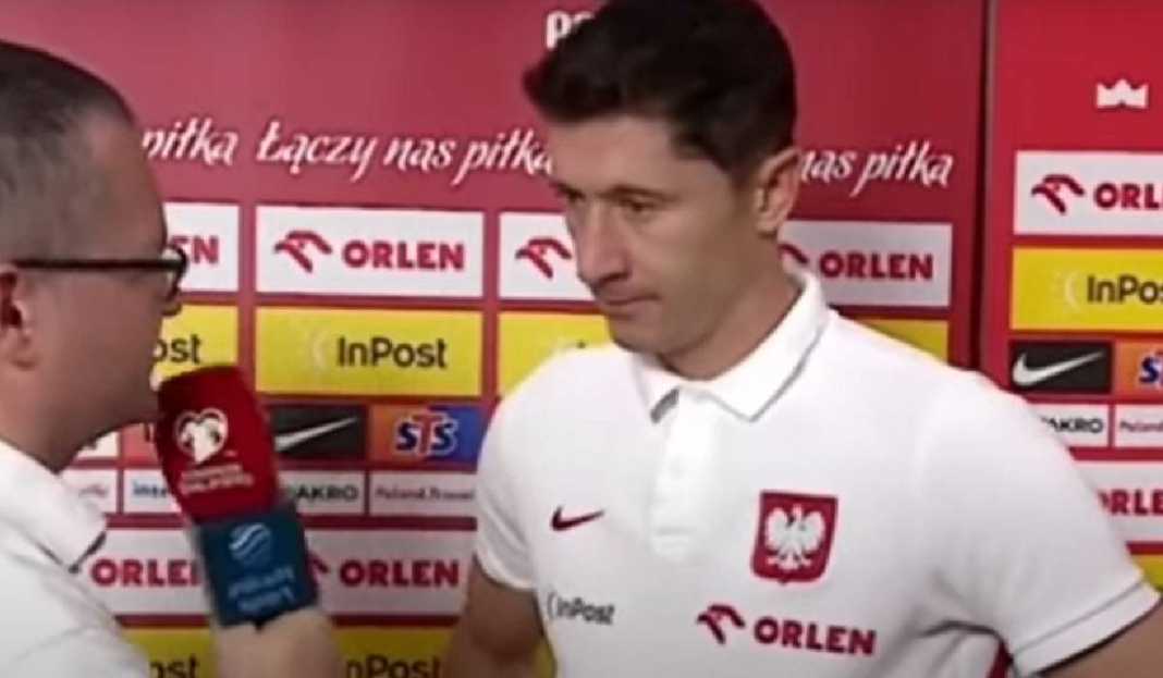 Wawancara Robert Lewandowski UsaiPolandia Kalah dari Albania Robert Lewandowski Terpukul Usai Timnas Polandia Dihajar Albania