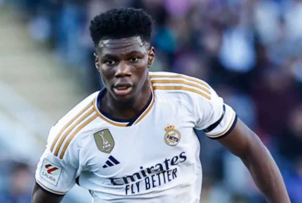 Aurelien Tchouameni dalam aksinya bersama Real Madrid