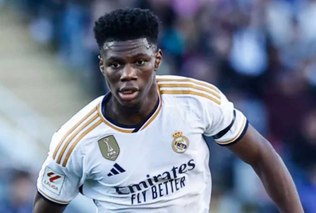 Aurelien Tchouameni dalam aksinya bersama Real Madrid Aurelien Tchouameni dalam aksinya bersama Real Madrid