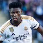 Aurelien Tchouameni dalam aksinya bersama Real Madrid
