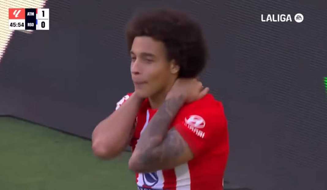 Axel Witsel di laga kontra Real Sociedad Prediksi Celta Vigo vs Atletico Madrid, Rojiblancos Tak Pernah Kalah dari Tuan Rumah Sejak 2018