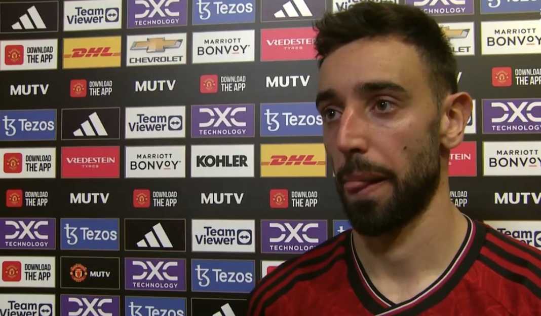 Bruno Fernandes dalam wawancara dengan MUTV Bruno Fernandes: McTominay Cetak Gol di 'Fergie Time', Ini Seperti Masa Kejayaan Manchester United