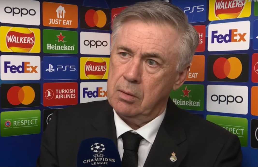 Carlo Ancelotti dalam sebuah wawancara Carlo Ancelotti dalam sebuah wawancara