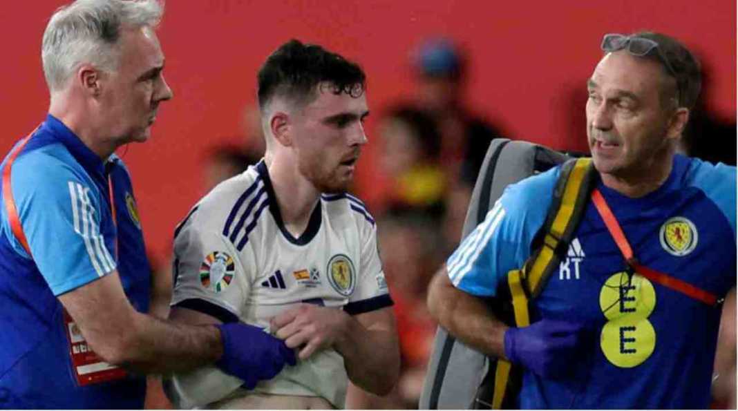 Cedera Andy Robertson saat membela Skotlandia Liverpool Tanpa Lima Pemain Utamanya Jelang Derby Merseyside