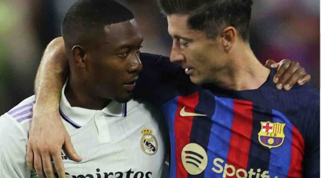 David Alaba, Robert Lewandowski, El Clasico Empat Pemain Real Madrid Absen Untuk El Clasico Akhir Pekan Ini