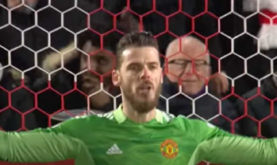 David de Gea dalam sebuah aksinya bersama Manchester United David de Gea dalam sebuah aksinya bersama Manchester United