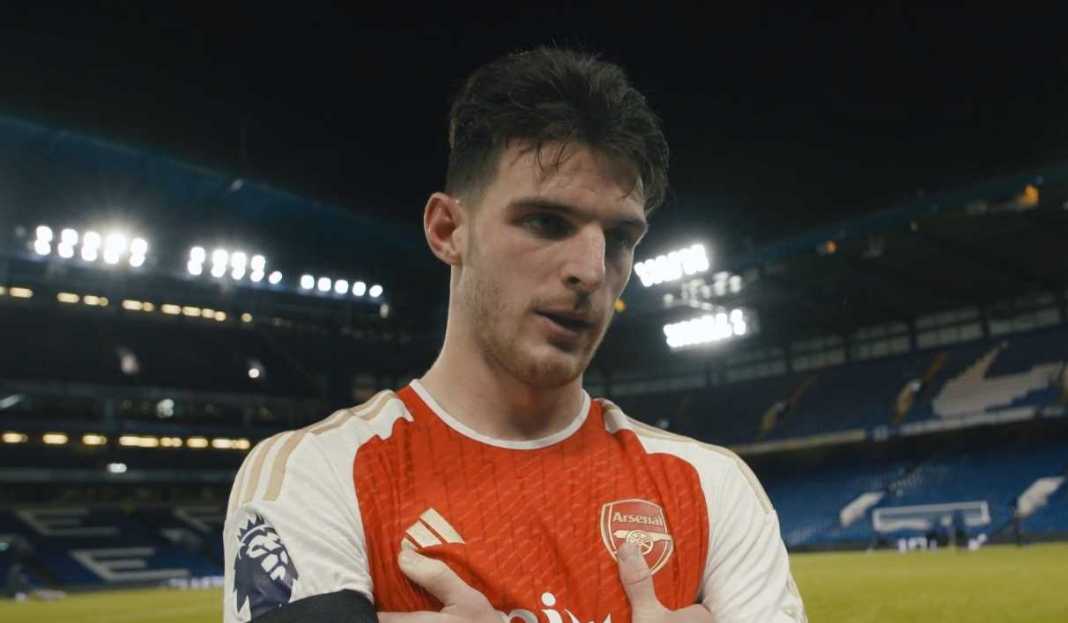 Declan Rice akui terinspirasi dari David Beckham Declan Rice Sebut Gol Jarak Jauhnya ke Gawang Chelsea Terinspirasi dari David Beckham