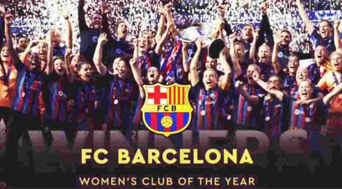 FC Barcelona Femeni raih klub sepak bola wanita terbaik 2023 di gala Ballon d'Or