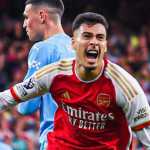 Gabriel Martinellu pencetak gol di laga Arsenal vs Manchester City