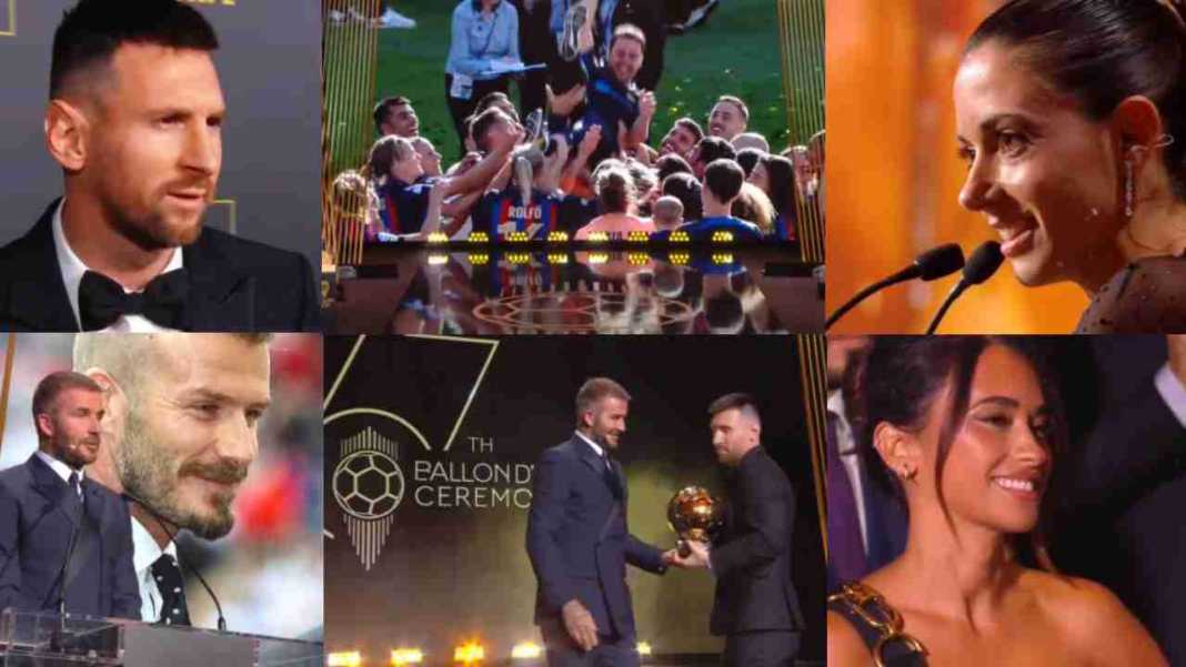 Galeri foto malam penghargaan Ballon dOr 2023