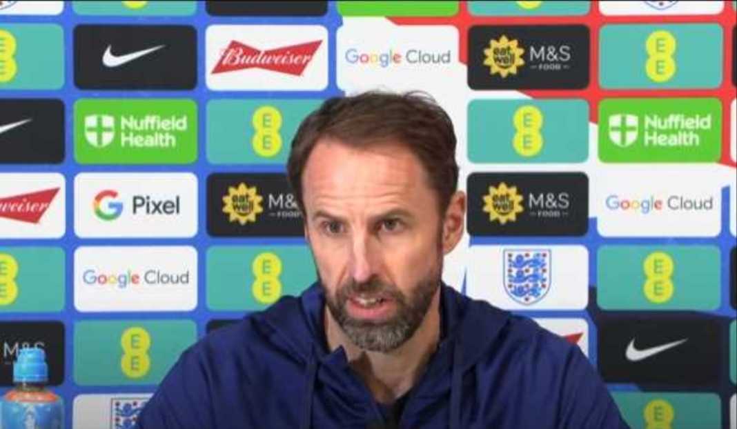 Gareth Southgate dalam jumpa pers sebelum laga Timnas Inggris vs Australia Gareth Southgate dalam jumpa pers sebelum laga Timnas Inggris vs Australia