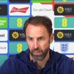 Gareth Southgate dalam jumpa pers sebelum laga Timnas Inggris vs Australia