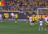 Gol Robin Gosens di laga antara Borussia Dortmund vs Union Berlin