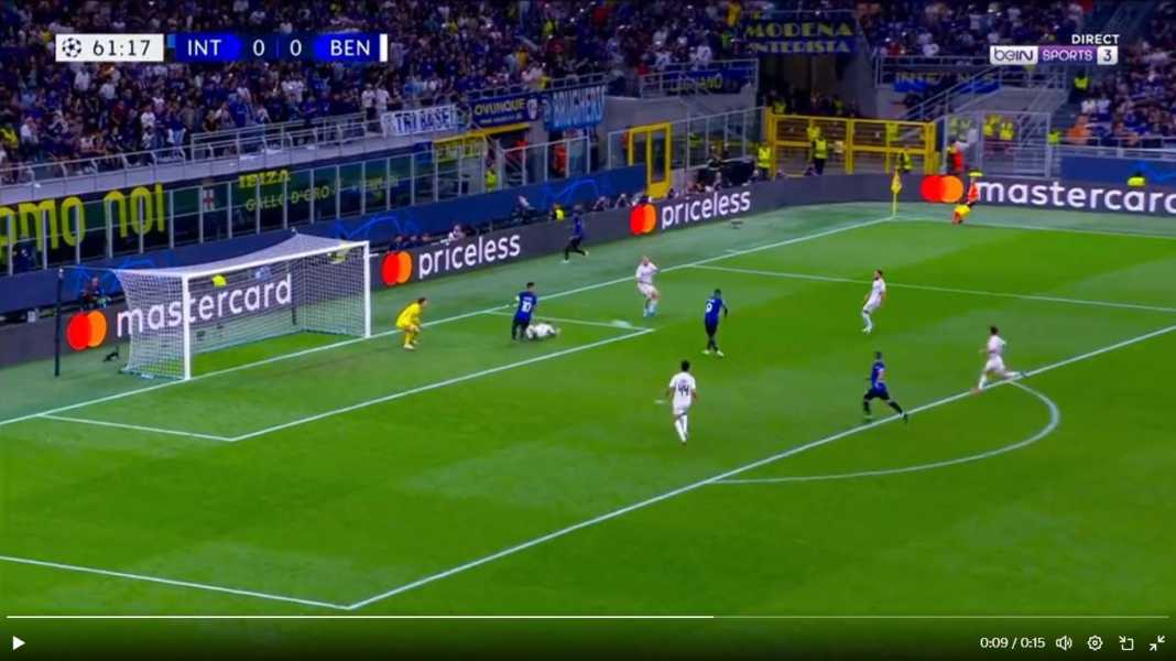 Gol oleh Marcus Thuram kontra Benfica Hasil Liga Champions: Inter Mencekik Benfica, Tapi Kurang Efisien